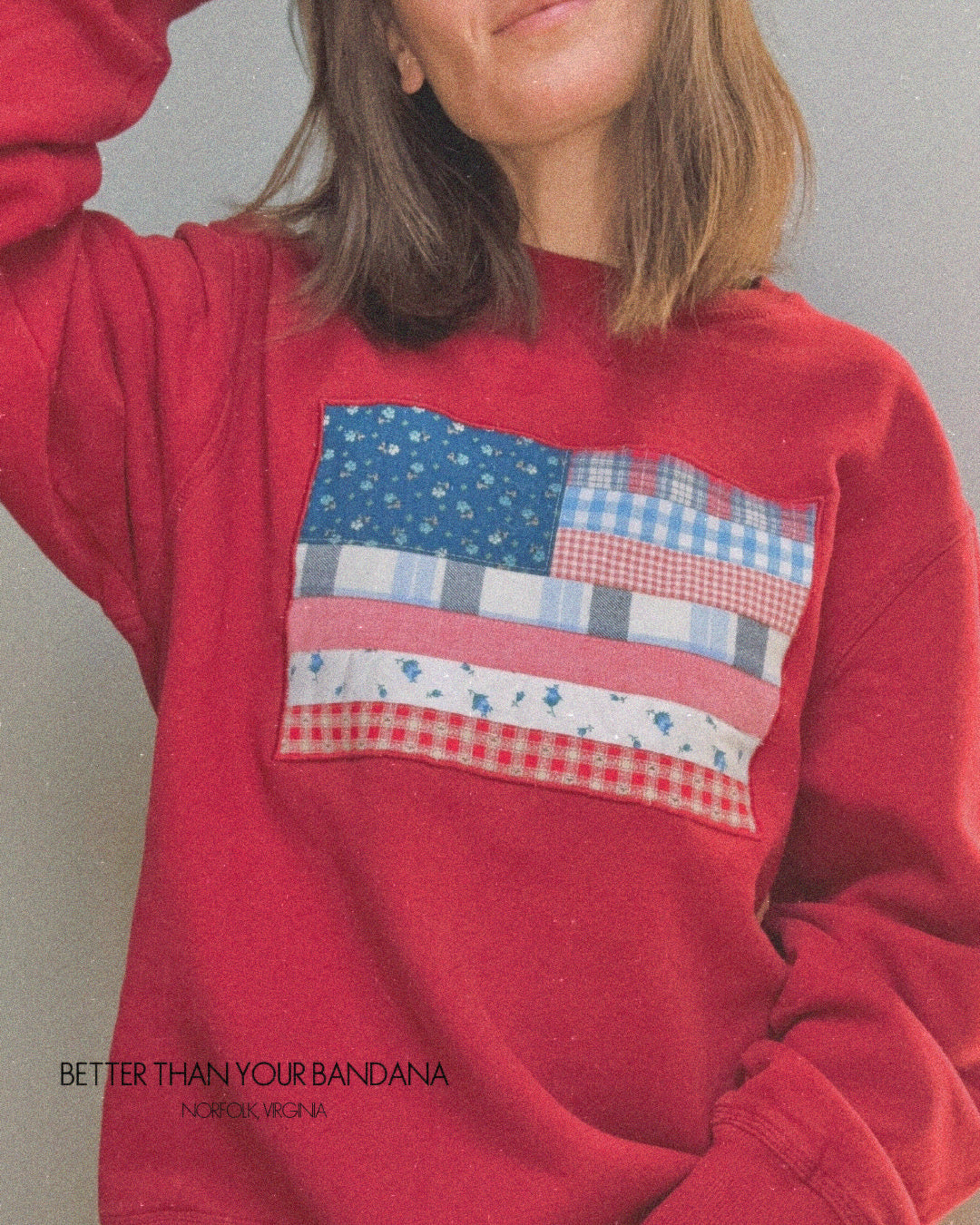 Patchwork Crewneck
