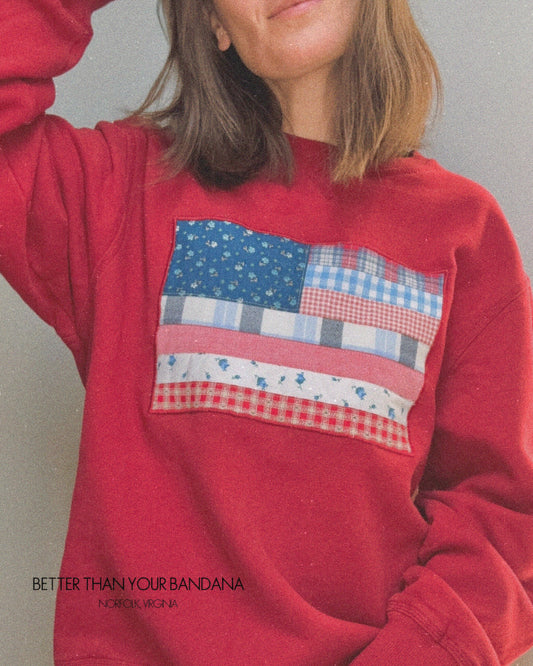 Patchwork Crewneck