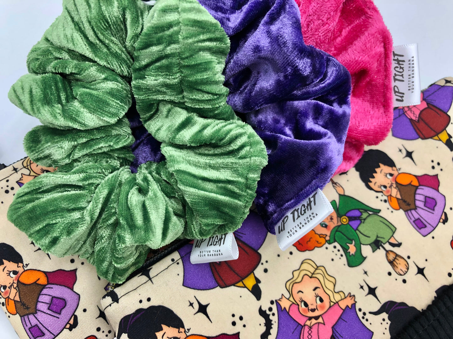 Vintage Witches Scrunchie Trio